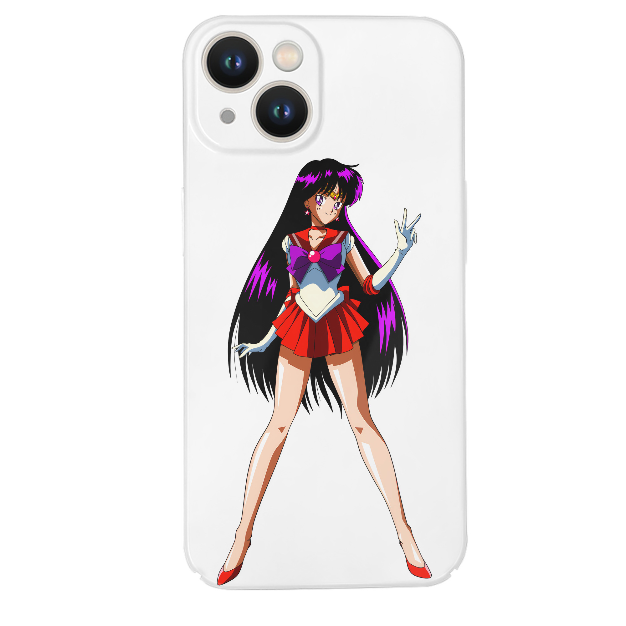 （画像用） 美少女戦士セーラームーン 火野レイ ひの レイ Sailor Moon Hino Rei （セーラーマーズ,Sailor Mars） 【iPhone 14シリーズ対応】ハードケース